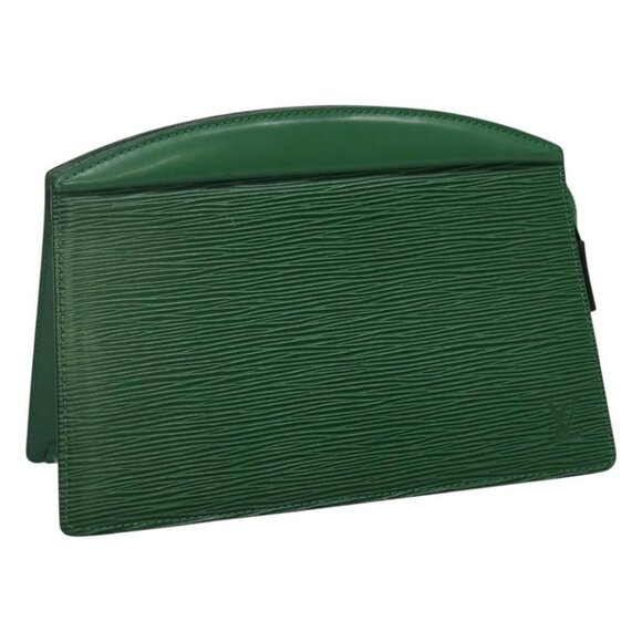 LOUIS VUITTON Epi Trousse Crete Pouch Green M48404 LV Auth - Picture 1 of 16